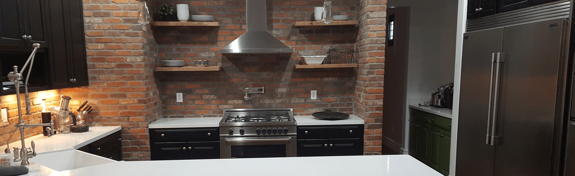 Remodel Kitchen Brick — Prestwick Custom Homes